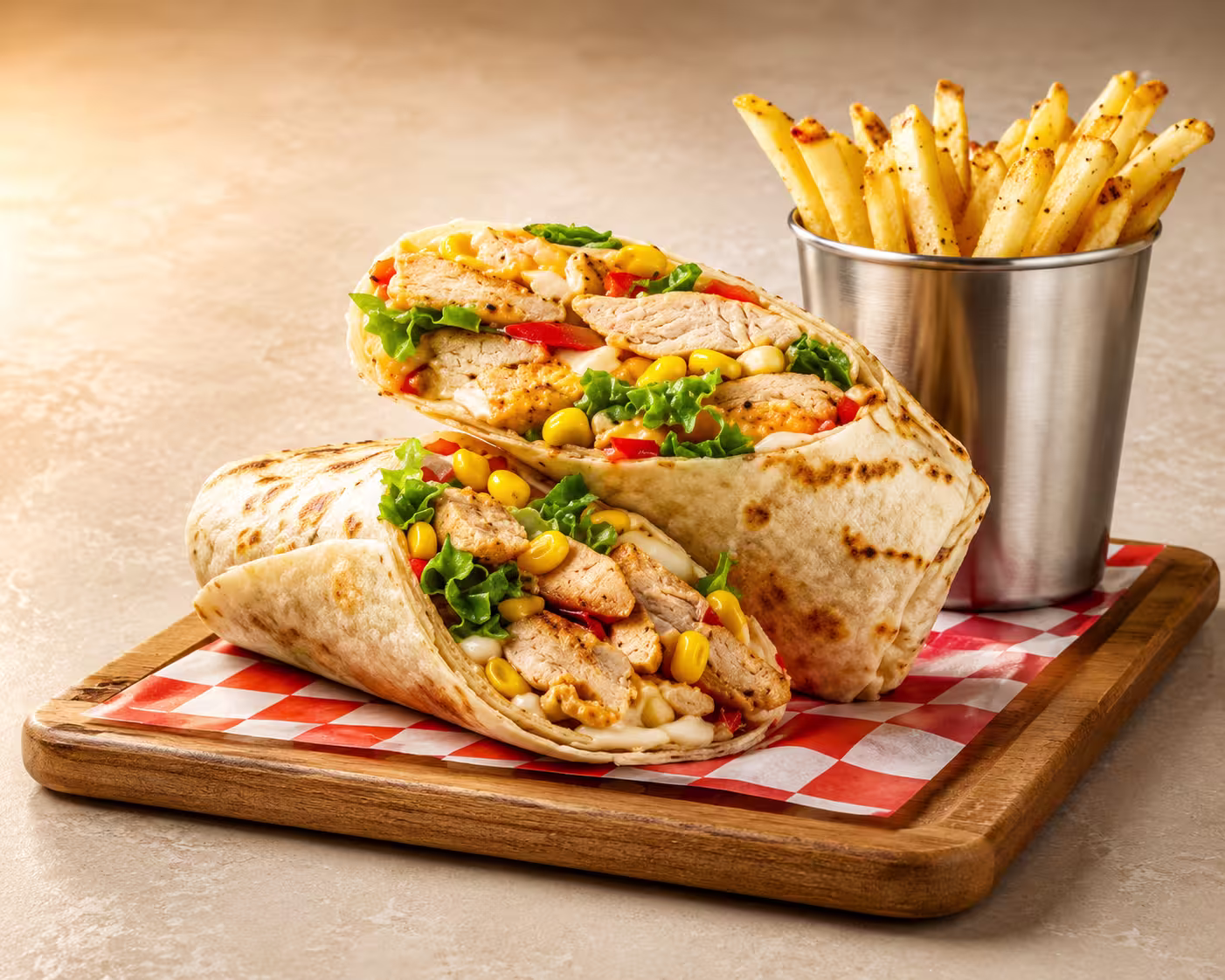 Fiesta Chicken Wrap Handhelds in Applebees menu UAE