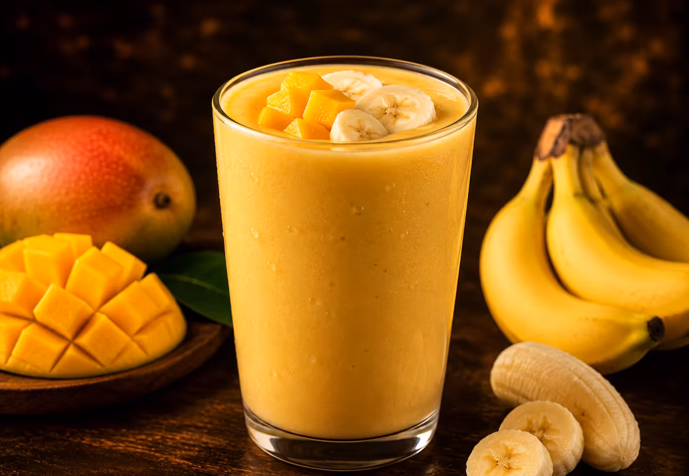Mango banana Smoothie Drink in Applebees restaurant Menu UAE