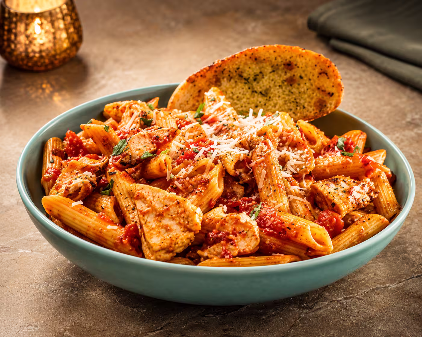 Penne Arabiatta Pasta in Applebees menu UAE