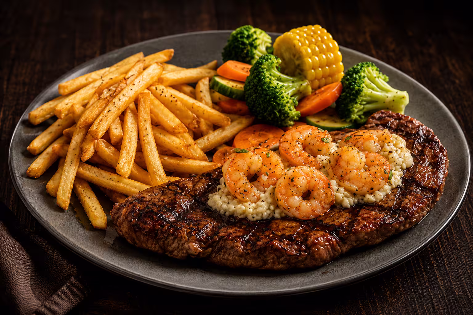 Steak Shrimp Parmesan in Applebees Restaurant UAE menu