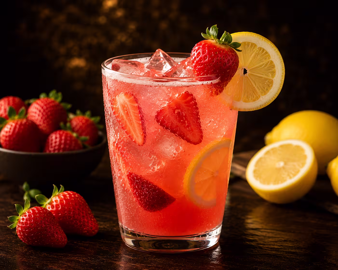 Strawberry Lemonade Drinks in Applebees menu UAE